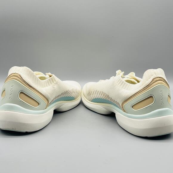 Vionic Shoes Womens 9.5 Ivory Embolden Knit Slip On Athletic Running Sneakers - Picture 6 of 10